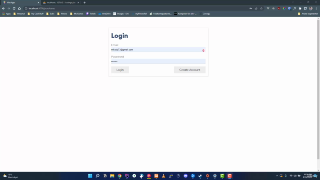 Personal Budget App using Laravel 9 and React 18 – Screenshot 1