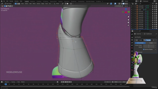 Modeling Buzz Lightyear from "Toy Story" with Blender ! – Screenshot 3