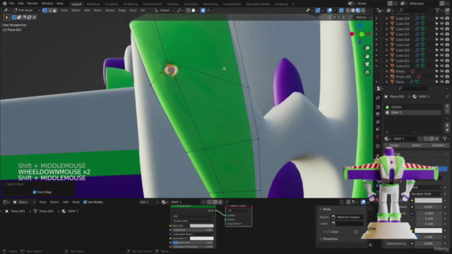 Modeling Buzz Lightyear from "Toy Story" with Blender ! – Screenshot 4