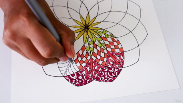 Mandala Art Therapy : Learn to draw Mandala from basics – Screenshot 3