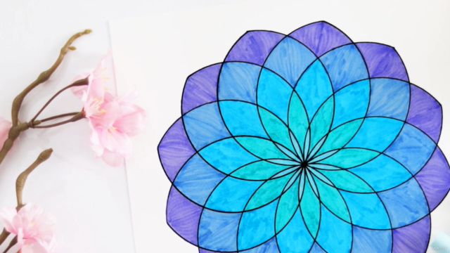 Mandala Art Therapy : Learn to draw Mandala from basics – Screenshot 4