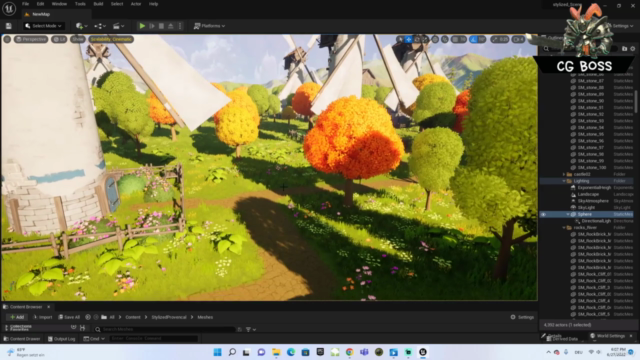 Unreal Engine 5 - Stylized Landscape creation - Screenshot_03