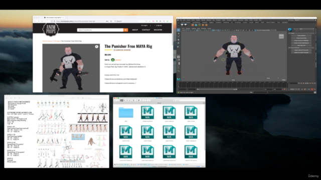 3D Walk Cycle Animation using Autodesk Maya – Screenshot 3