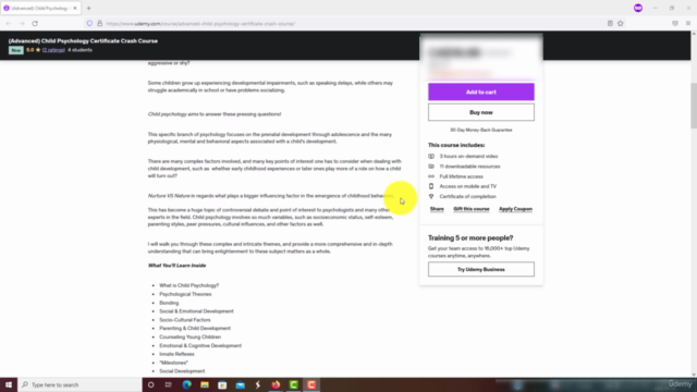 (Advanced) Child Psychology Certificate Crash Course – Screenshot 2