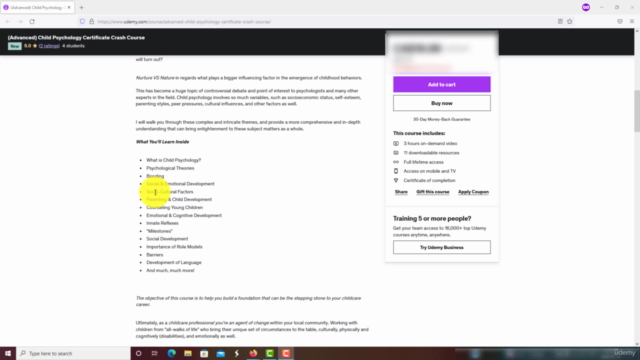 (Advanced) Child Psychology Certificate Crash Course – Screenshot 3