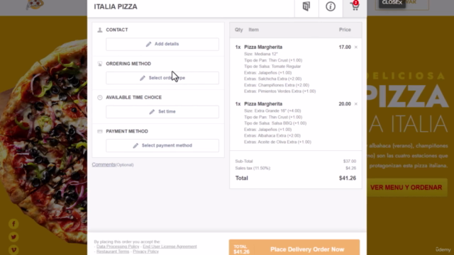 Cómo Hacer Un Sitio Web Para Restaurante Y Ordenar En Línea - Screenshot_03
