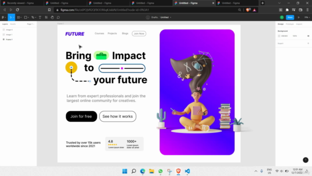 Learn UIUX Step-By-Step in Figma (2024) – Screenshot 3