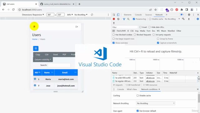 node.js crea un sistema fullstack desde cero hasta el deploy – Screenshot 4