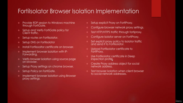 Fortinet Browser Isolation with FortiIsolator Hands-on Labs – Screenshot 2