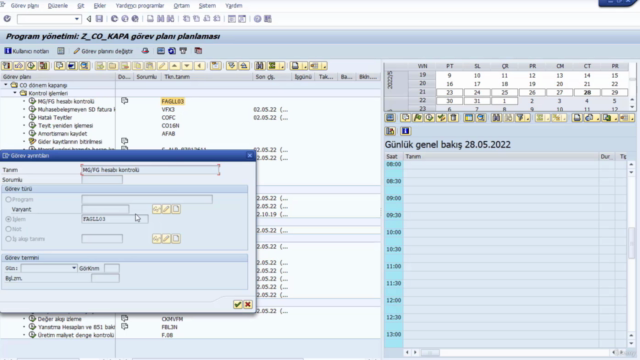 SAP FI : Dönem Kapanışı (Ay Kapanışı) Eğitim Seti CO Modülü - Screenshot_02
