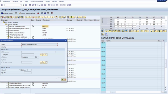 SAP FI : Dönem Kapanışı (Ay Kapanışı) Eğitim Seti CO Modülü – Screenshot 2