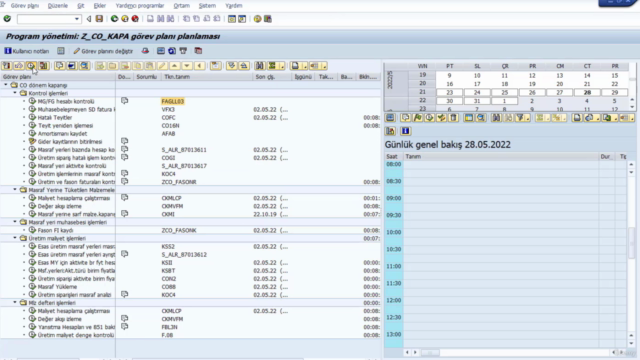 SAP FI : Dönem Kapanışı (Ay Kapanışı) Eğitim Seti CO Modülü - Screenshot_03