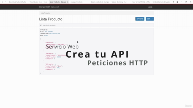 Django y MariaDB Esencial! CRUD y API – Screenshot 3
