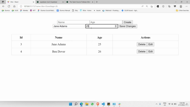React Supabase CRUD App – Screenshot 4