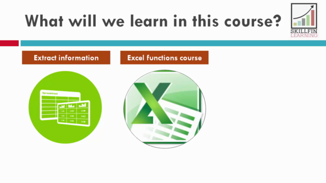 Excel functions to analyze and visualize data – Screenshot 1