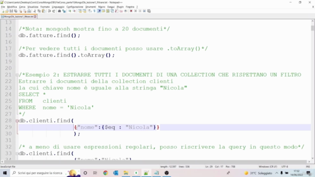 MongoDB: analizza i dati con un Database NoSQL - Screenshot_02