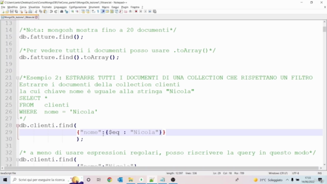 MongoDB: analizza i dati con un Database NoSQL - Screenshot_04