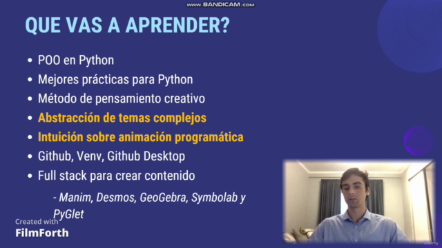 Animación aplicada en Python con Manim – Screenshot 4