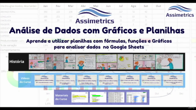 Análise de Dados com Gráficos e Planilhas – Screenshot 1