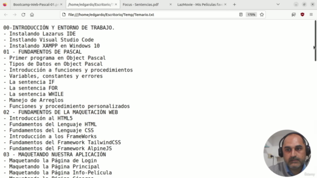 Bootcamp de desarrollo Web con Free Pascal #1 - FrontEnd – Screenshot 1