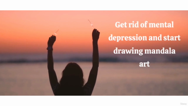 Learn how to draw mandala art with a black pen for beginners – Screenshot 4