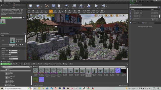 Maya,Substance ve Unreal Engine 4'de 3D Environment Tasarımı – Screenshot 4