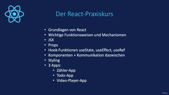 Der React JS Praxiskurs - Web-Apps reaktiv entwickeln - Screenshot_01