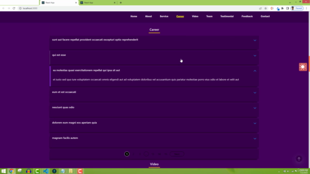 React JS Responsive Single Page Company Portfolio Website - Screenshot_02