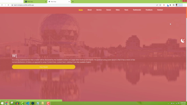 React JS Responsive Single Page Company Portfolio Website - Screenshot_04