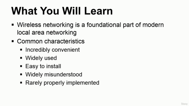 The Ultimate WLAN and WiFi Training Course – Screenshot 1