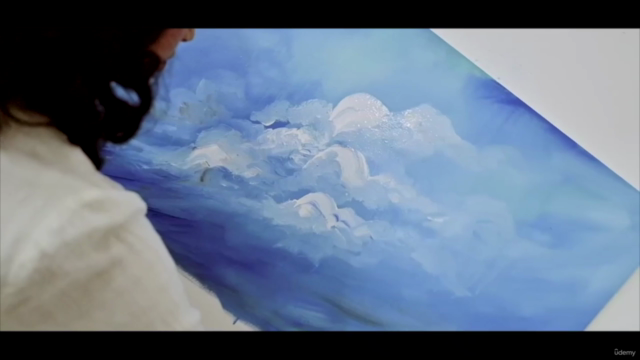 Acrylic Landscape Painting - Swing Bed In Nature – Screenshot 2