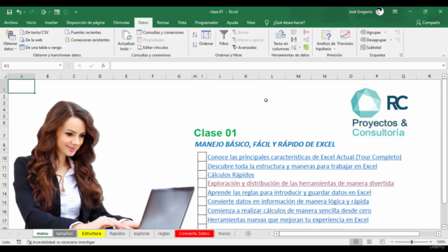Excel para la Gestión Administrativa Empresarial – Screenshot 1