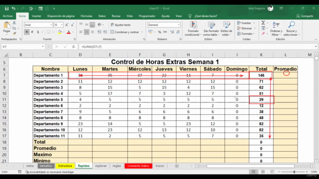 Excel para la Gestión Administrativa Empresarial – Screenshot 2