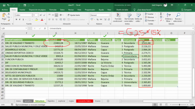 Excel para la Gestión Administrativa Empresarial – Screenshot 4