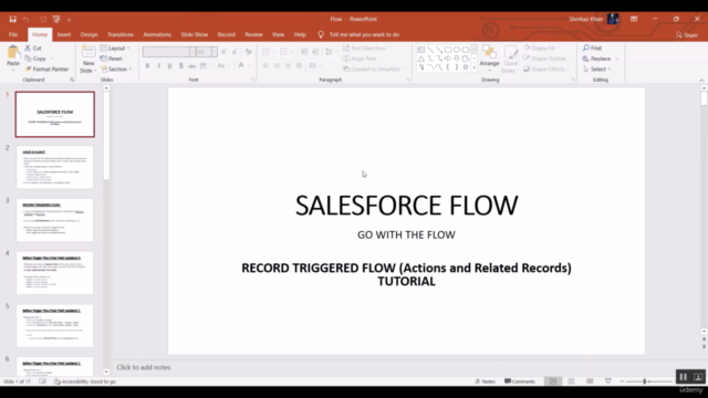 Salesforce Flows Basics (Record Triggered - AFTER FLOW) – Screenshot 1