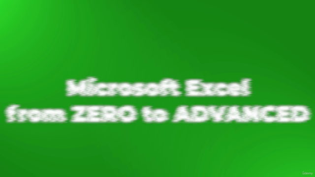 Microsoft Excel: from ZERO to ADVANCED – Screenshot 1