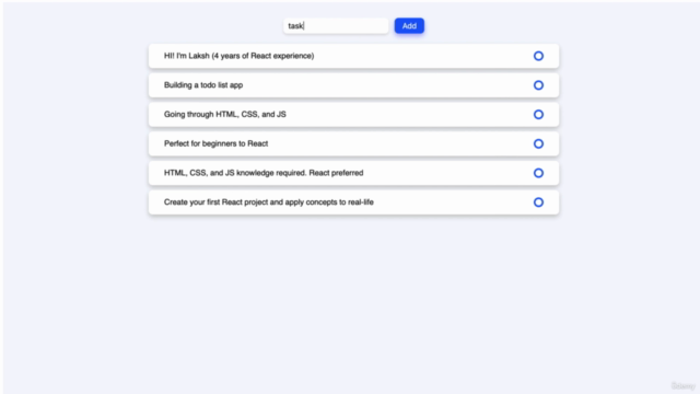 React Project for Beginners: Building a Todo List App – Screenshot 1