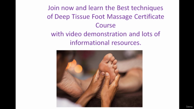 Massage: Deep Tissue Foot Massage Certificate Course – Screenshot 4