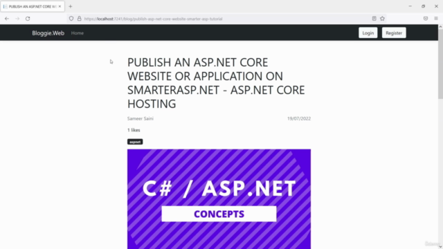 ASP.NET Core Razor Pages Web Development [.NET 8 Updated] - Screenshot_03