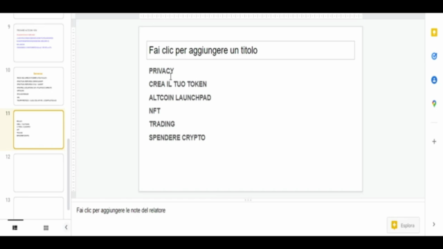 Master Finanza Decentralizzata & Criptovalute – Screenshot 3