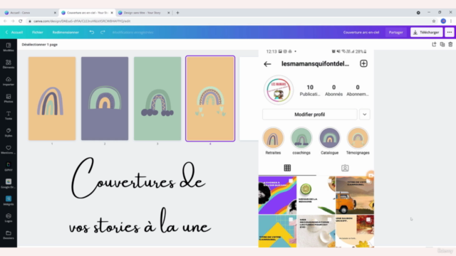 Utiliser CANVA pour votre business – Screenshot 4