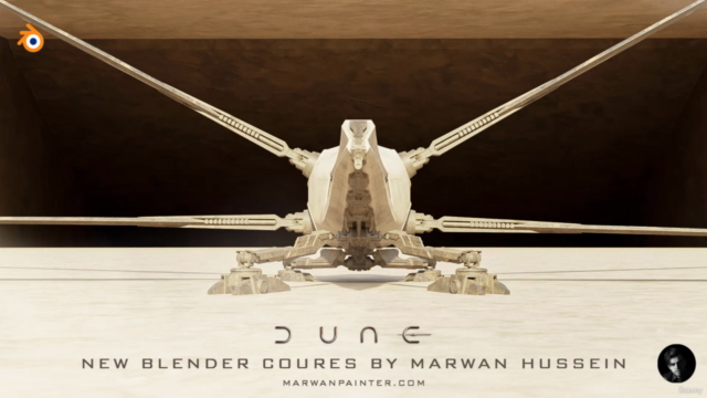 BLENDER: Creating the Dune Ornithopter from start to finish - Screenshot_02