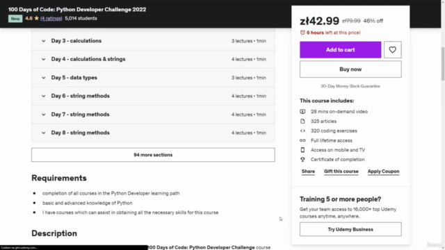 100 Days of Code: Data Scientist Challenge – Screenshot 1