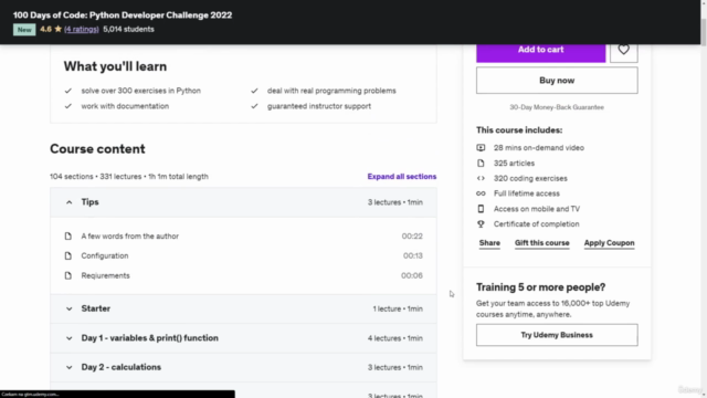 100 Days of Code: Data Scientist Challenge – Screenshot 2