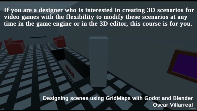 Designing scenes using GridMaps with Godot and Blender – Screenshot 1