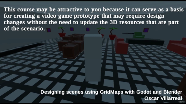 Designing scenes using GridMaps with Godot and Blender – Screenshot 4