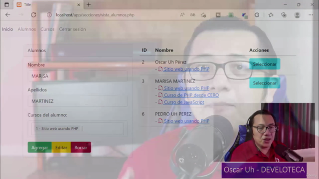 Crea una aplicación con php y Mysql bien explicado – Screenshot 4