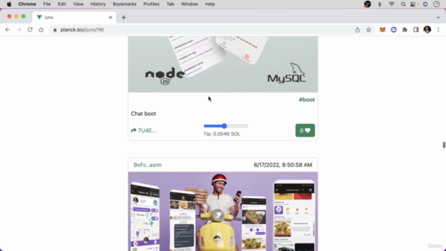 VueJS y Smart Contract TU propio INSTAGRAM en la Blockchain – Screenshot 1
