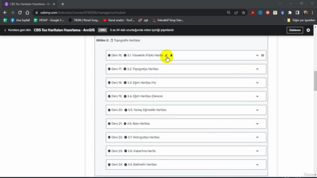 CBS Tez Haritaları Hazırlama - ArcGIS – Screenshot 1