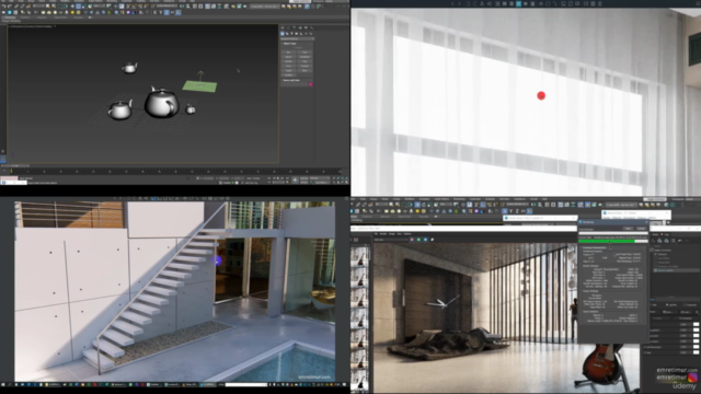 V-Ray'de İç Mimarlık ve Render – Screenshot 2